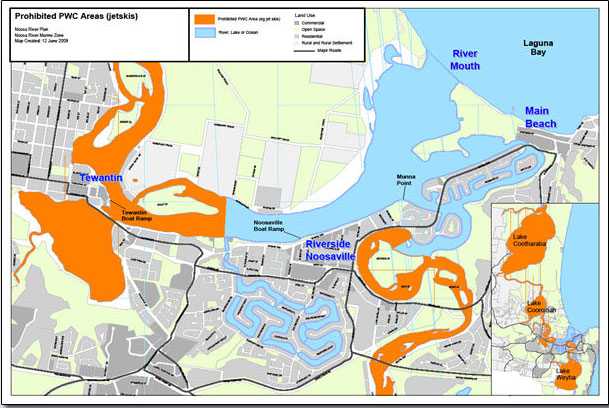 PWC Restricted Areas in QLD